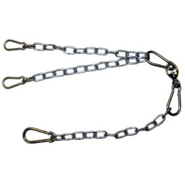 Heavy Bag Chain & Swivel Assembly (2 Snap Hooks)
