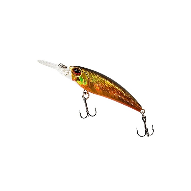 Glory Fish LU-006 Bass Lure, B/Shad 60, Black Gold