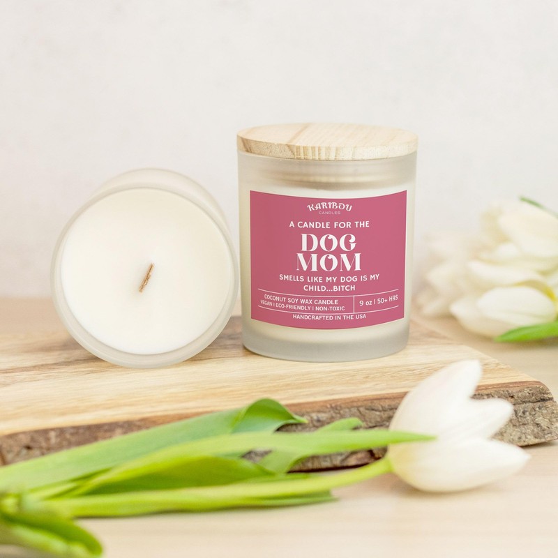 A Candle for The Dog Mom - 9oz, Minted Grapefruit