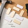 Weysat 8 Pcs 1" x 2-1/4" Door Edge Hole Filler