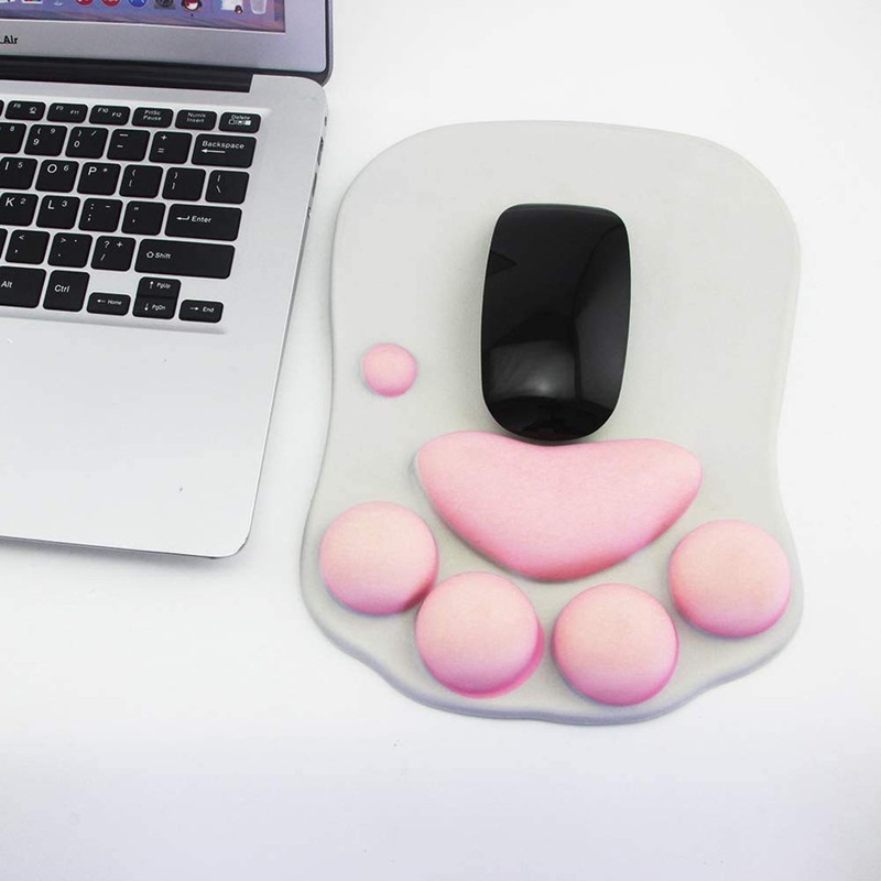 Sendowtek Alfombrilla de Ratón con Reposamuñecas Tapete para Mouse de