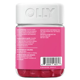 OLLY OLLY Undeniable Beauty Gummy Supplement for women Grapefruit Glam with biotin, keratin and vitamins C & E 30 day supply 60 gummies
