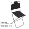 Folding Chair Stool Small Backrest Camping Chair for Fish Fishing