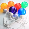 Encoidoz 27.5FT Outdoor Globe Patio String Lights - 6pcs Colored
