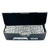 100 Parker Premium Platinum 1/2 Blades - For Professional Barber