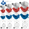 Akebono MZ-3509 Dustpan Colander and Bowl, Mini, Tricolor Set, 1