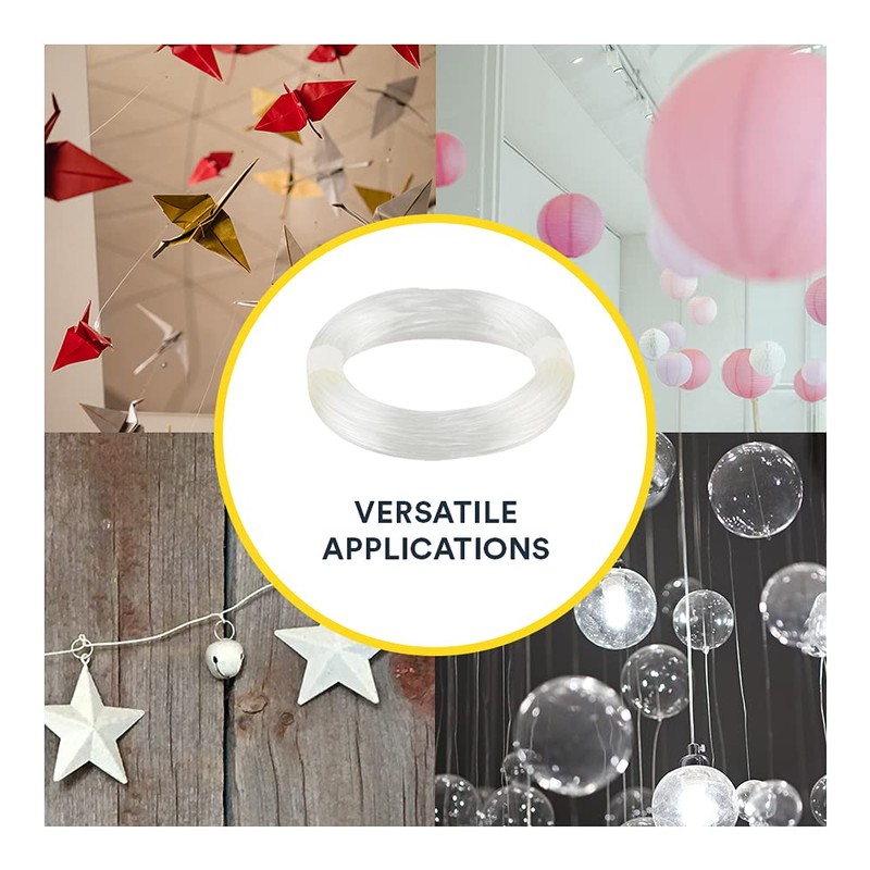 OOK 15 ft. Invisible Hanging Wire, 50 lbs. Capacity, Self