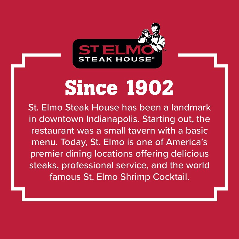 St. Elmo Steak House Coarse-Cut Horseradish, Great with Steaks and