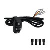 FALVFUN Motorcycle Head Light Turn Switch, 3-in-1 Motorbike Handlebar Headlights