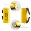 JINTION Rechargeable 2/3 AA Ni-Cd 1.2V 2/3AA 600mAh Battery Button