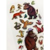 Paper Projects 01.70.06.140 The Gruffalo Sparkly Reusable Stickers, Blue, 19.5cm
