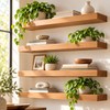 4PCS Invisible Floating Shelf Brackets Heavy Duty Solid Metal Hidden