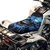 SEANATIVE Lightning Skull ATV Cover Four Wheeler Accessories Powersports Seat