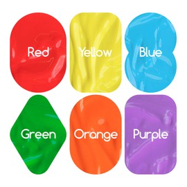 MEEDEN Finger Paints for Kids, Washable Kids Finger Paint Non Toxic Finger Painting Set for Toddlers 3+ Age Art Painting Supplies Gift for Baby Hand Painting DIY Crafts, 6 Colors, 60ml/Tube