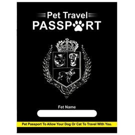 Pet Passport & Medical Record, for Pet Health and Travel: Animal Health & Vaccine Record Book – 8.5” x 11” 100+ Pages