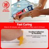 Clear Advanced Silicone Caulk & Sealant, 10Oz Cartridge, 100% Waterproof