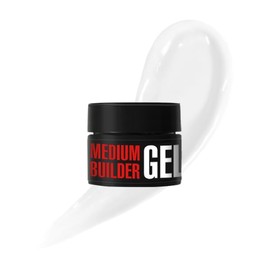 K Professional Builder - Medium Builder Gel Milky Nail Extension UV LED - Nail extension gel nails modelling, repair, strengthening 13 ml