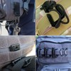 Molle Bag 3 Pack Tactical Waist Bags with 12 Accessories