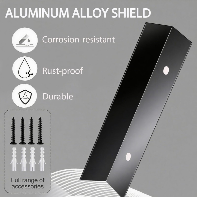 Garage Door Rodent Guard – Aluminum Mouse Snake Shield Plates