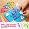 Mini Scissors 5 Pack, Tiny Needlepoint Scissors with Protective Covers