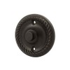 Solid Brass Round Rope Bell Button (Oil Rubbed Bronze)