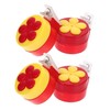 CAXUSD 4Pcs Hummingbird Feeders Plastic Outdoor Bird Feeders with Clips