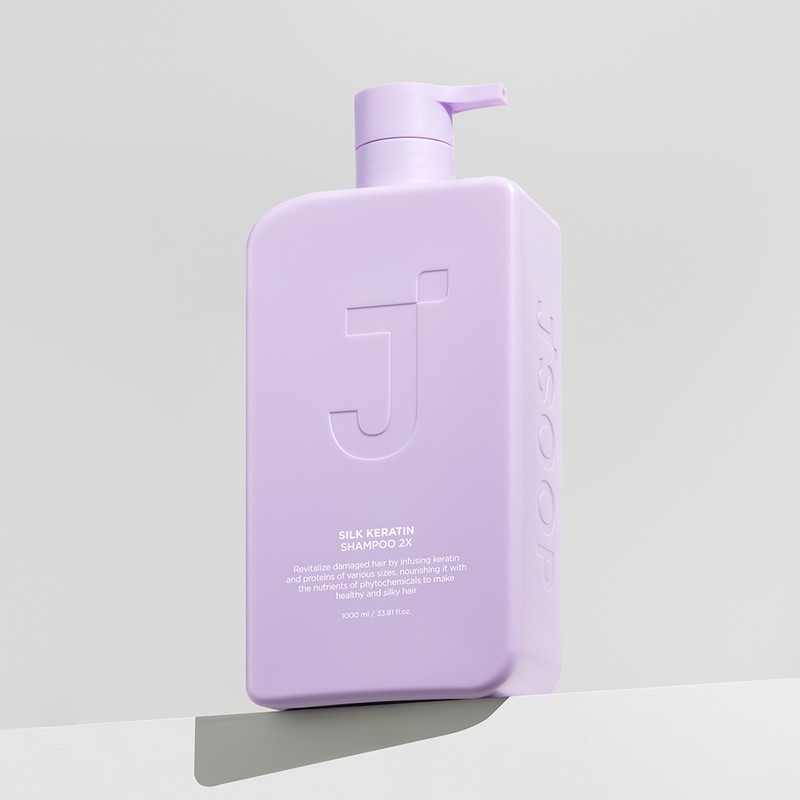 J. Soop Silk Keratin Shampoo 2X, 1L, 1 Piece