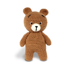 WoWoolies Amigurumi Oscar Set | Crochet and Crochet Set with Step by Step Instructions | Plush Toy Bear | Complete Set | Crochet Hook, Safety Eyes, Coloured Yarn