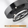 CALIYO Turntable Organiser, Rotating Spice Rack Made of Stainless Steel,