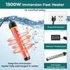 Portable Camping Shower Kit: 7ft Tent, 6000mAh Pump, 1500W Heater