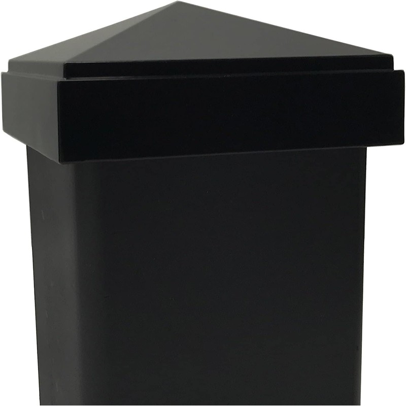 3" x 3" Aluminium Pyramid Post Cap for Metal Posts