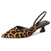 Franco Sarto Women's Devin Pump, Camel Brown Leopard Print, 9