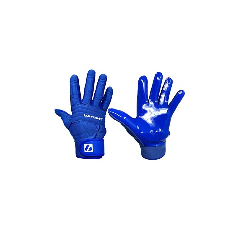 BARNETT FLG-03 Blue Professional Linemen football gloves, OL, DL (S)