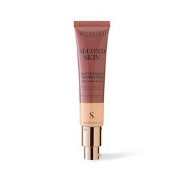 Second Skin Mineral Matte Liquid Foundation from Sculpted by Aimee (Light Beige 3.9) - Medium Coverage Foundation with SPF 50, 32ml Cruelty-Free, Vegan