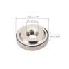 sourcing map Round Knurled Thumb Nuts Conector Lock Adjusting nuts,