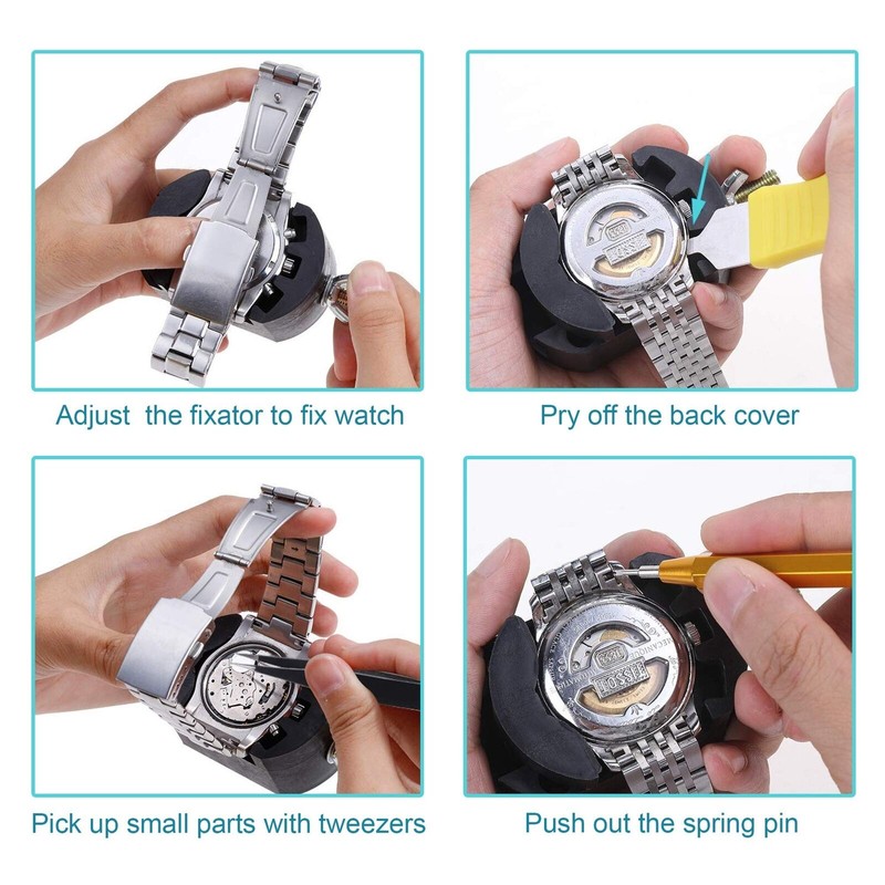 XOOL Watch Repair Kit, Watch Band Link Removal Tool, Spring