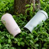 bioGo Reusable Coffee Cups - Faded Pink & Pastel Gray