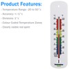 White Wall Thermometer To Measure Room Temperature In The Home