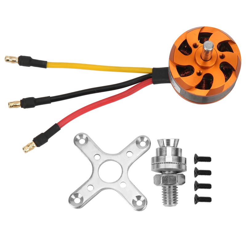 D3530 1100KV Brushless Outrunner Motor Replacement with Adapter for Remote