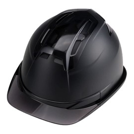 Toyo 396FEM-S-BK Venti EM Matte Helmet with All Year Round Hole, Black, Smoke Bill