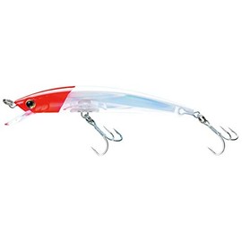 Yo-Zuri Crystal 3D Minnow Floating Lure, Red Head, 5-1/4-Inch