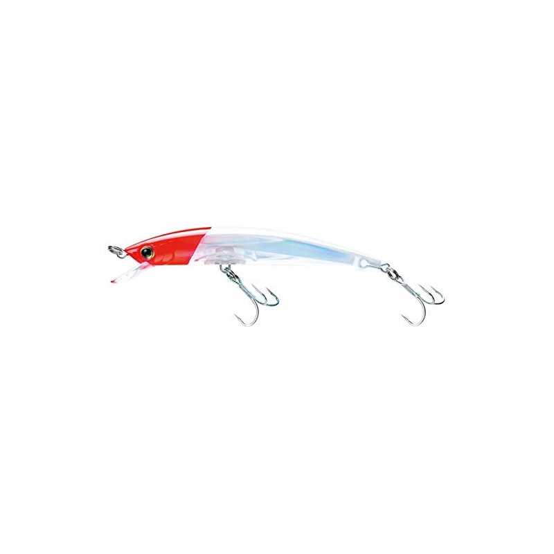 Yo-Zuri Crystal 3D Minnow Floating Lure, Red Head, 5-1/4-Inch