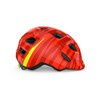 MET Sport Hooray Helmet, Zebra Red/Glossy, S