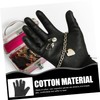 Mobestech 6 Pairs Cotton Gloves for Jewelry Handling Coin Inspection