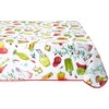 Violet Linen Classic Euro Temptations Tablecloth with Large Vegetables Design,