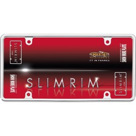 Cruiser Accessories 21330 Slim Rim License Plate Frame, Chrome,1 Frame