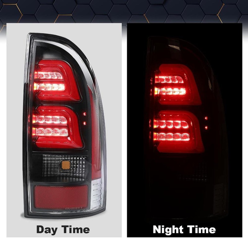 PIT66 LED Tail Lights Assembly,Compatible with 2005-2015 Toyota Tacoma Tail
