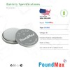 PoundMax PoundMax CR2032 2032 Lithium Batteries 3V Long-Lasting Reliable Power