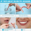 1 Pair of Denture Repair Kit,False Teeth Set,Clip in Veneers