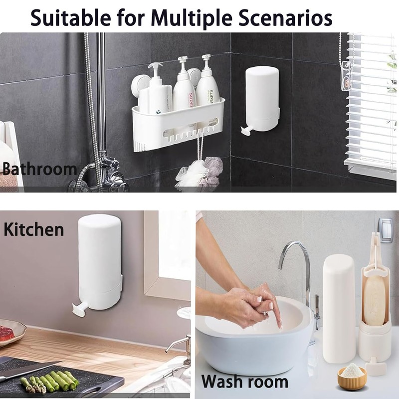 Lyfengdeam Wall-Mounted Manual Soap Grinder Box, Waterproof Bar Soap Dispenser,